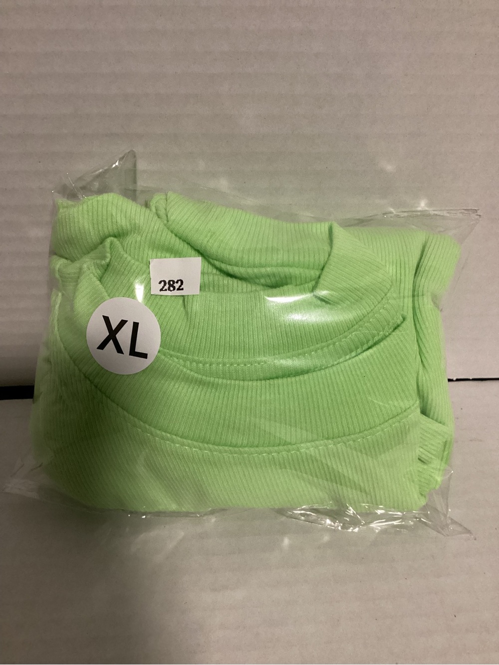 a new day Neon Green Ribbed Crewneck Tee - Picture 5 of 5